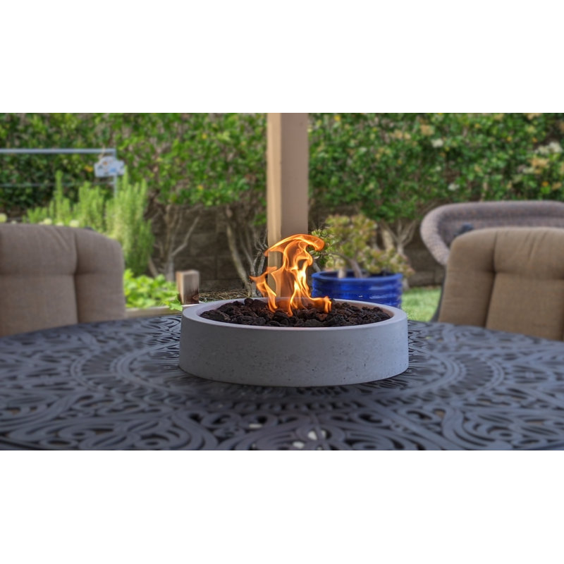 Fire Topper Stone Propane Outdoor Tabletop Fireplace & Reviews Wayfair
